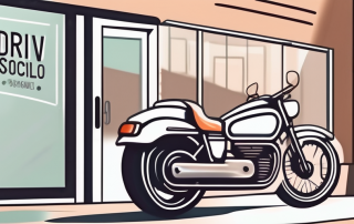 A motorcycle with a price tag attached