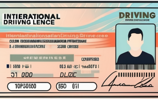 An international driving license