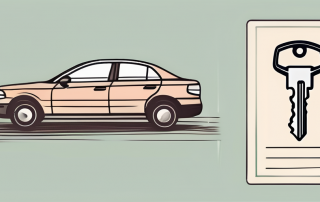 A car key on a table with a driving license missing from its usual spot