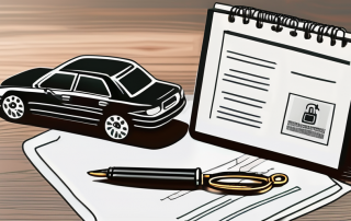 A car key on a table next to a german traffic sign