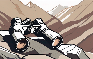 A mountainous landscape with loose rocks tumbling down the slope