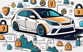 A car equipped with anti-theft devices