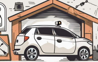 A car with a locked door and a broken window