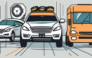 Five different car security measures such as a steering wheel lock