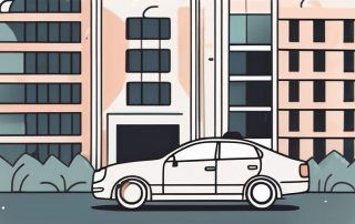 A car with a protective shield surrounding it