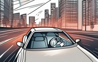 A car with a broken window