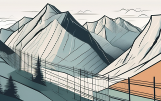 A mountainous landscape