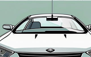 Autoscheibe mit kleinem, kaum sichtbarem Steinschlag, betont die Entscheidung ueber Reparaturen bei geringen Schaeden.