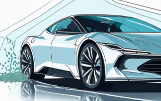 Schutzfolien und Beschichtungen fuer Autoglas zur Vermeidung von Steinschlaegen und Rissen, Anwendung auf Windschutzscheibe, Demonstration der Effektivitaet.