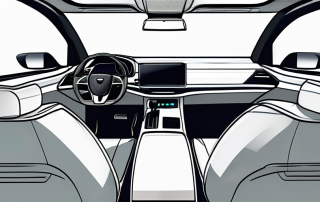 Ergonomisch gestaltetes Fahrerarbeitsplatz in einem Fahrzeug mit stuetzenden Sitzen und optimal positioniertem Lenkrad zur Foerderung des Fahrerschutzes und Komforts, organisiert fuer effizienten Arbeitsablauf und Reduzierung koerperlicher Belastung.