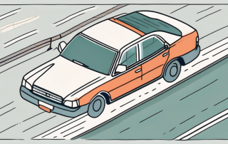 A car equipped with safety features like airbags and seatbelts