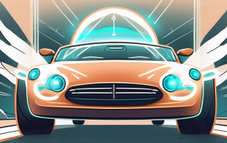 A car shielded by a transparent