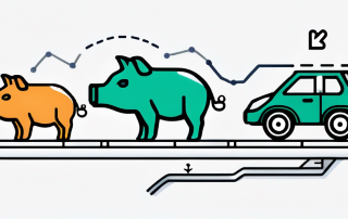 Drei Wege, um bei der Kfz-Versicherung zu sparen, mit minimalistischen Symbolen fuer Vergleichstools und Schadensfreiheitsrabatte.