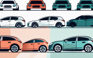 Reihe verschiedener Autos unter sanfter Schattenbeleuchtung, symbolisiert individuell anpassbare, preiswerte Versicherungsoptionen.