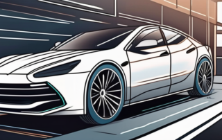 A car with a matte finish being polished