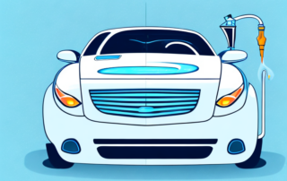 A car with a glossy shine