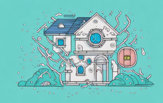 A home surrounded by a protective shield