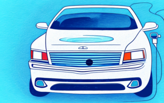 A car with a glossy shine