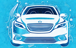 A car being adorned with a protective and decorative foil set