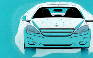 A car with a gleaming finish