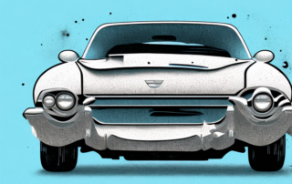 A car with noticeable deep scratches on its side