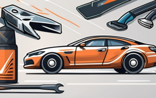 Various car scratch removers lined up