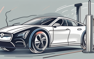 A car with visible scratches being treated with a tube of polishing paste