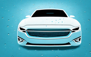 A ceramic-coated car rim