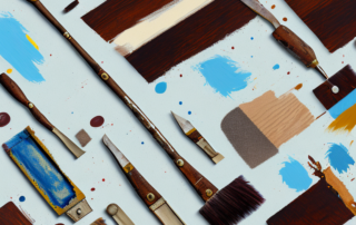 An old wooden furniture piece