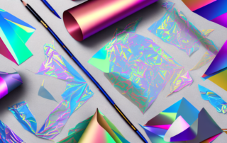 Different types of foils used for wrapping