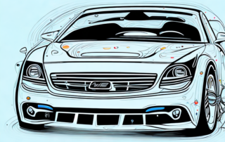 A car being customized