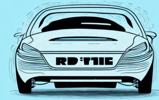 A car with visible scratches on its side