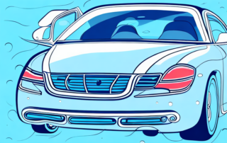 A car with a glossy and shiny finish