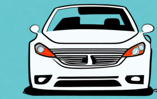 A variety of colorful and stylish front windshield stickers on a car