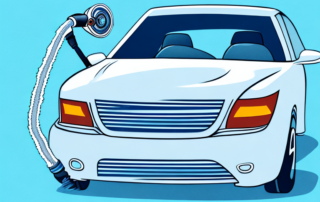 Various car detailing tools like a clay bar