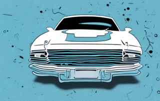 A car with visible scratches on its surface