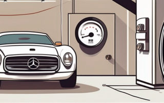 Various types of cars with close-up views of their tires