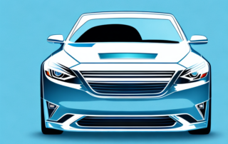 A car with a shiny chrome wrap