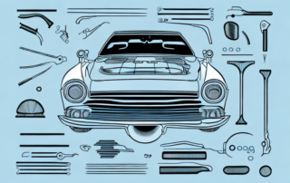 A car with visible scratches on its plastic parts