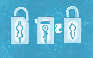 Two identical keys unlocking two identical padlocks