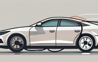 A car viewed from the side