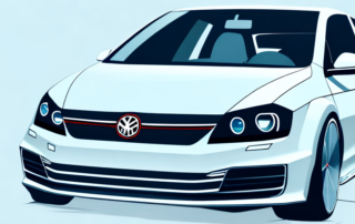 A gti car with a sleek
