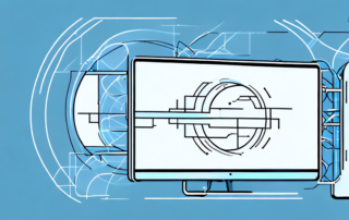 Two computers exchanging data through a secure