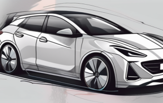 A car with a matte finish