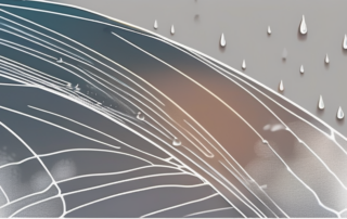 A car windshield with a shiny