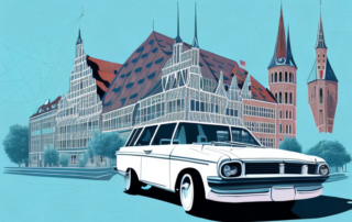 A car being wrapped in a high-quality vinyl film