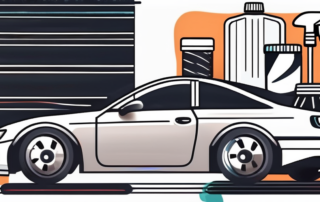 Various car care products like wax