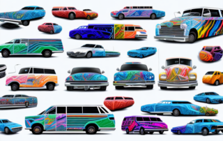 A variety of vehicles