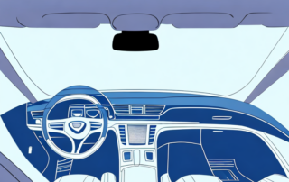 The interior of a car