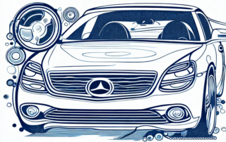 A car being detailed